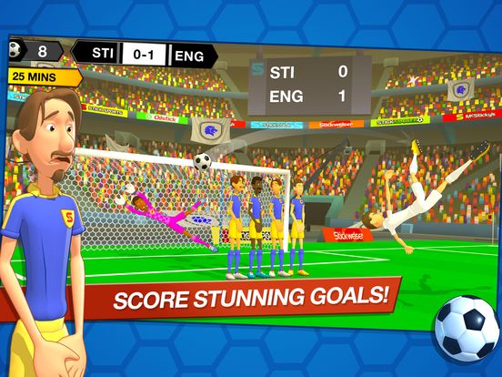 Stick Soccer 2 Screenshot (iTunes Store)