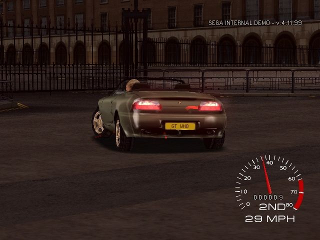 Metropolis Street Racer Screenshot (SEGA Dreamcast Press Kit 2000)