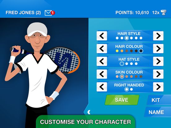 Stick Tennis Tour Screenshot (iTunes Store)