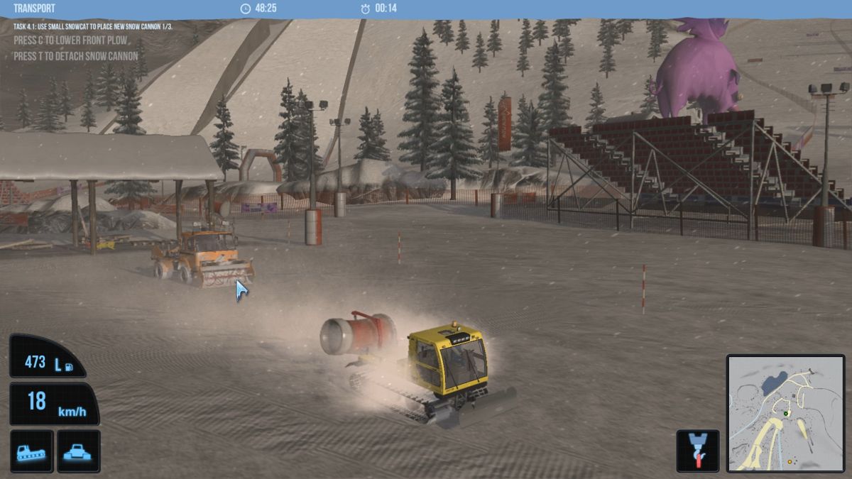 Snowcat Simulator 2014 Screenshot (Steam)