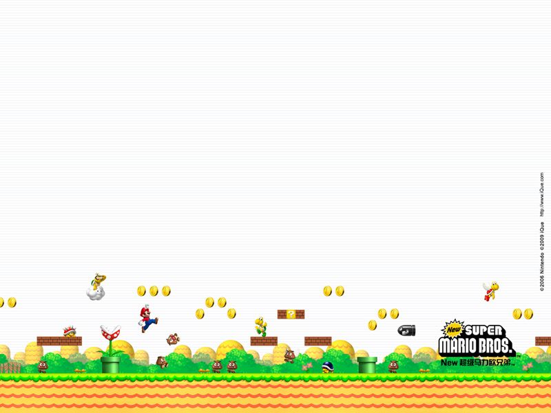 New Super Mario Bros. Wallpaper (Official Chinese Wallpapers): 800x600