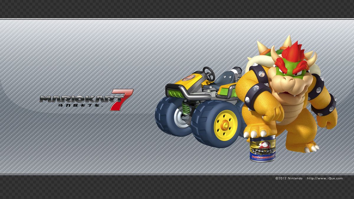 Mario Kart 7 Wallpaper (Official Chinese Wallpapers): 1366x768