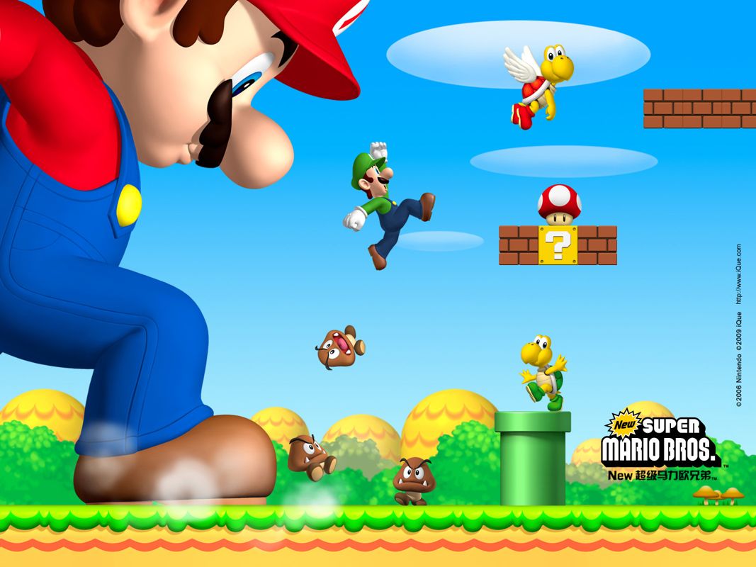 New Super Mario Bros. Wallpaper (Official Chinese Wallpapers): 1600x1200