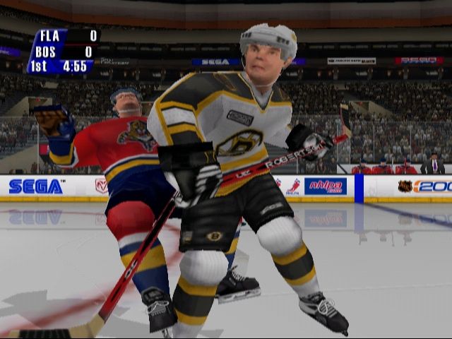 NHL 2K Screenshot (SEGA Dreamcast Press Kit 2000)