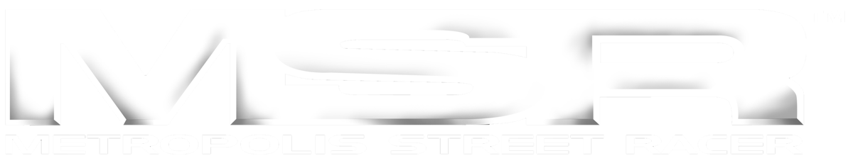 Metropolis Street Racer Logo (SEGA Dreamcast Press Kit 2000)