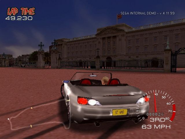 Metropolis Street Racer Screenshot (SEGA Dreamcast Press Kit 2000)