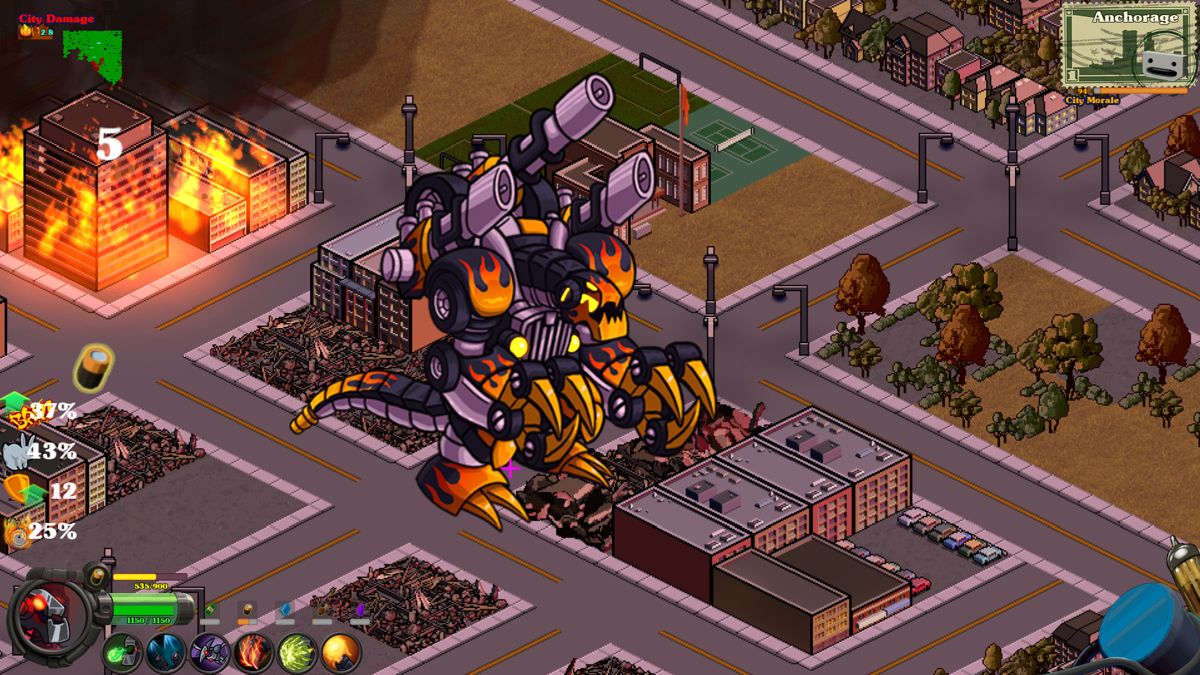 Kaiju-A-GoGo: Hot Rod Ginormasaurus Screenshot (Steam)