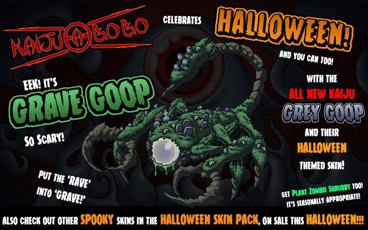 Kaiju-A-GoGo: Grave Goop Halloween Screenshot (Steam)