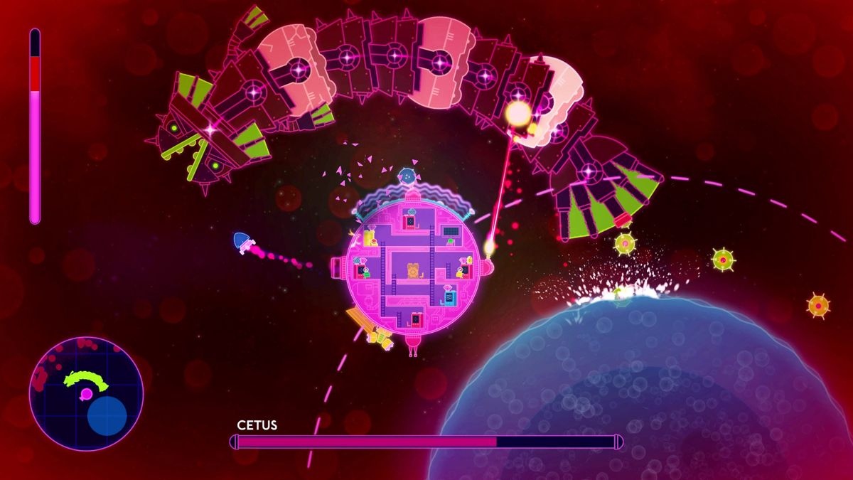 Lovers in a Dangerous Spacetime Screenshot (PlayStation.com)