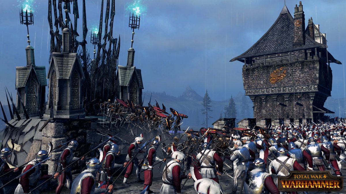Total War: Warhammer Screenshot (Total War Access Dashboard: Digital Extras): Wall defense