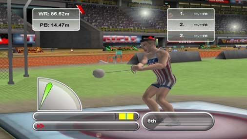 Triple Throwing Sports Screenshot (Nintendo.com)