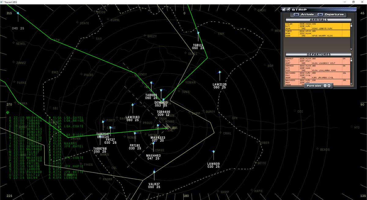 Tracon!2012: SE - New York Sector Screenshot (Steam)