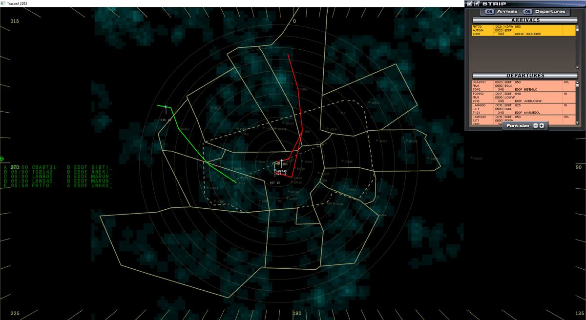 Tracon!2012: SE - Frankfurt Sector Screenshot (Steam)