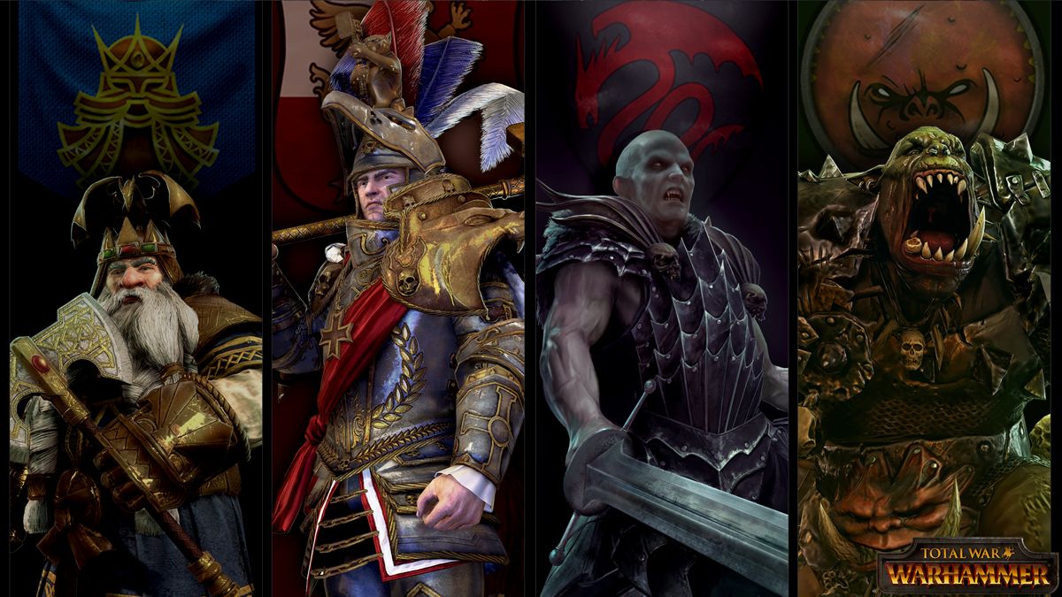 Total War: Warhammer Wallpaper (Total War Access Dashboard: Digital Extras): Legendary Lords Tablet wallpaper