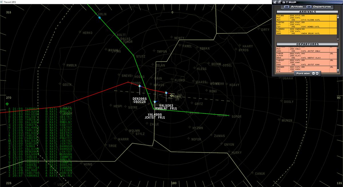 Tracon!2012: SE - Atlanta Sector Screenshot (Steam)