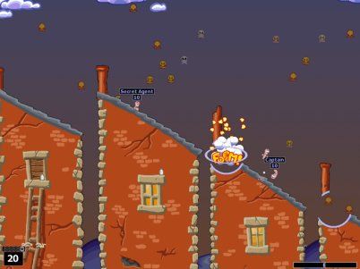 Worms World Party official promotional image MobyGames