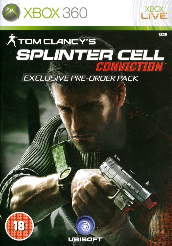 Tom Clancy's Splinter Cell: Conviction Other (UK Pre-Order Pack): Retail Pre-Order Pack Front Cover