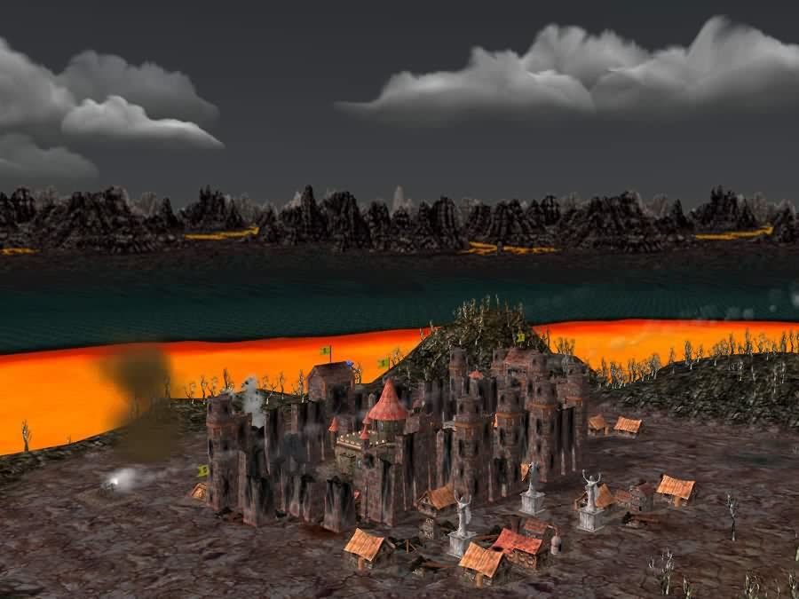 Ballerburg: Castle Siege Screenshot (Official website. 2004)