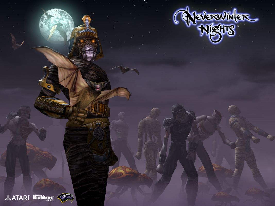 Neverwinter Nights Wallpaper (Fan Site Kit, 2002): Mummies