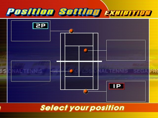 Virtua Tennis Screenshot (SEGA Dreamcast Press Kit 2000)