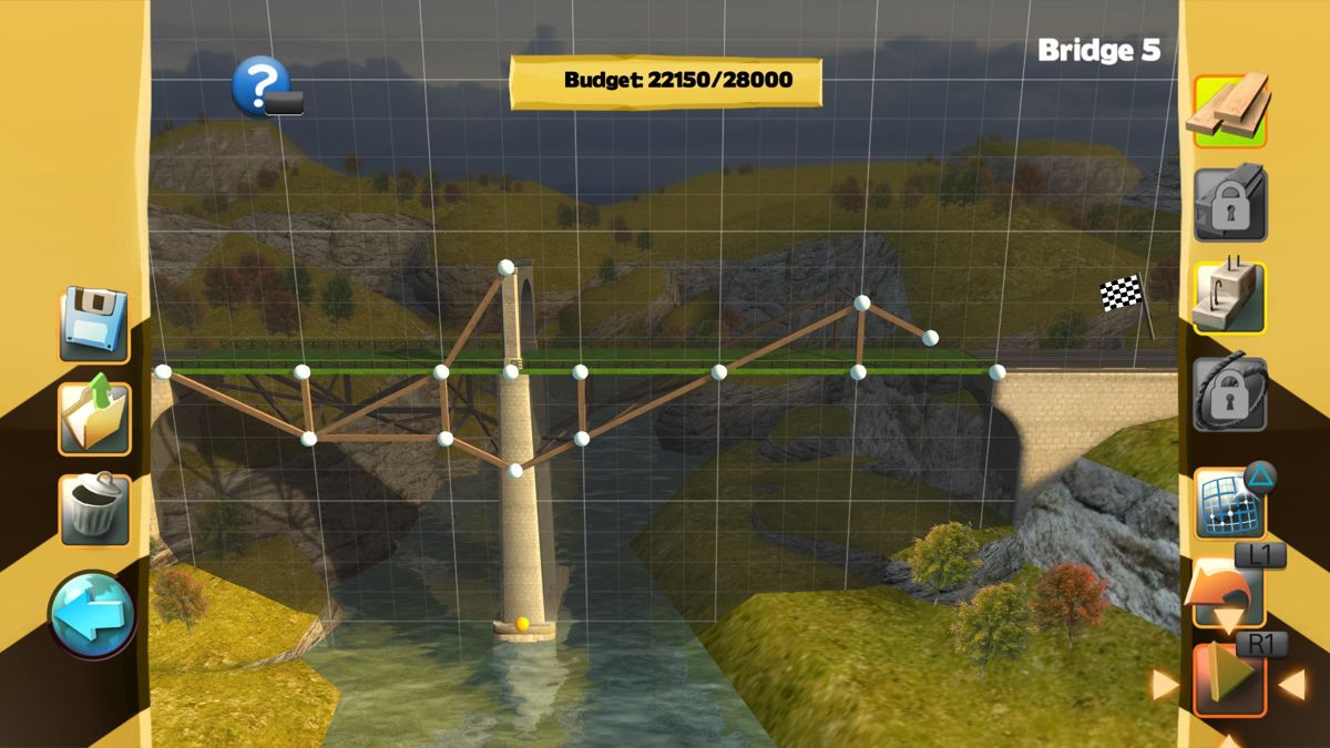 Bridge Constructor Screenshot (PlayStation.com)