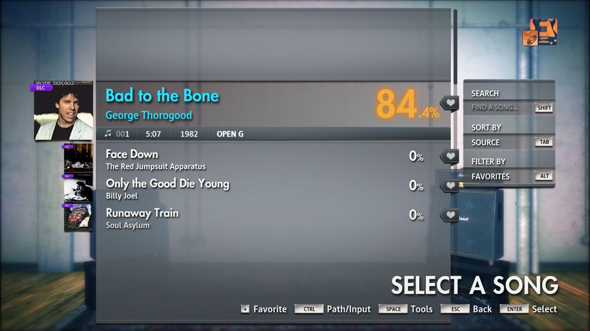 Rocksmith: All-new 2014 Edition - George Thorogood: Bad to the Bone Screenshot (Steam)