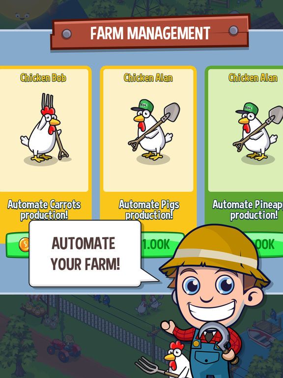 Idle Farming Empire Screenshot (iTunes Store)