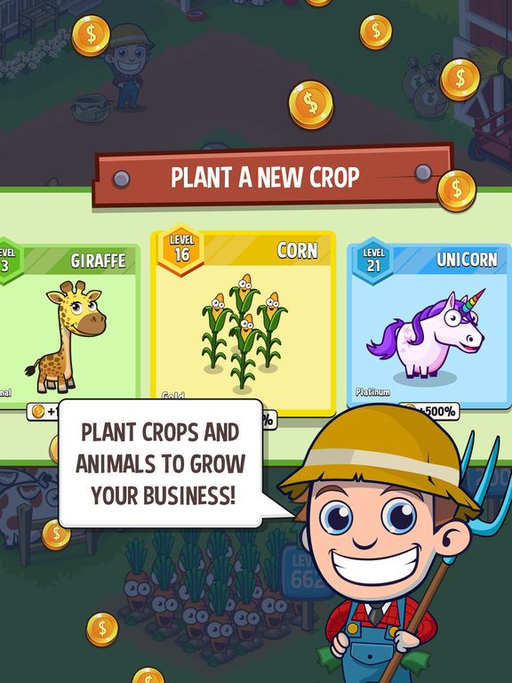 Idle Farming Empire Screenshot (iTunes Store)
