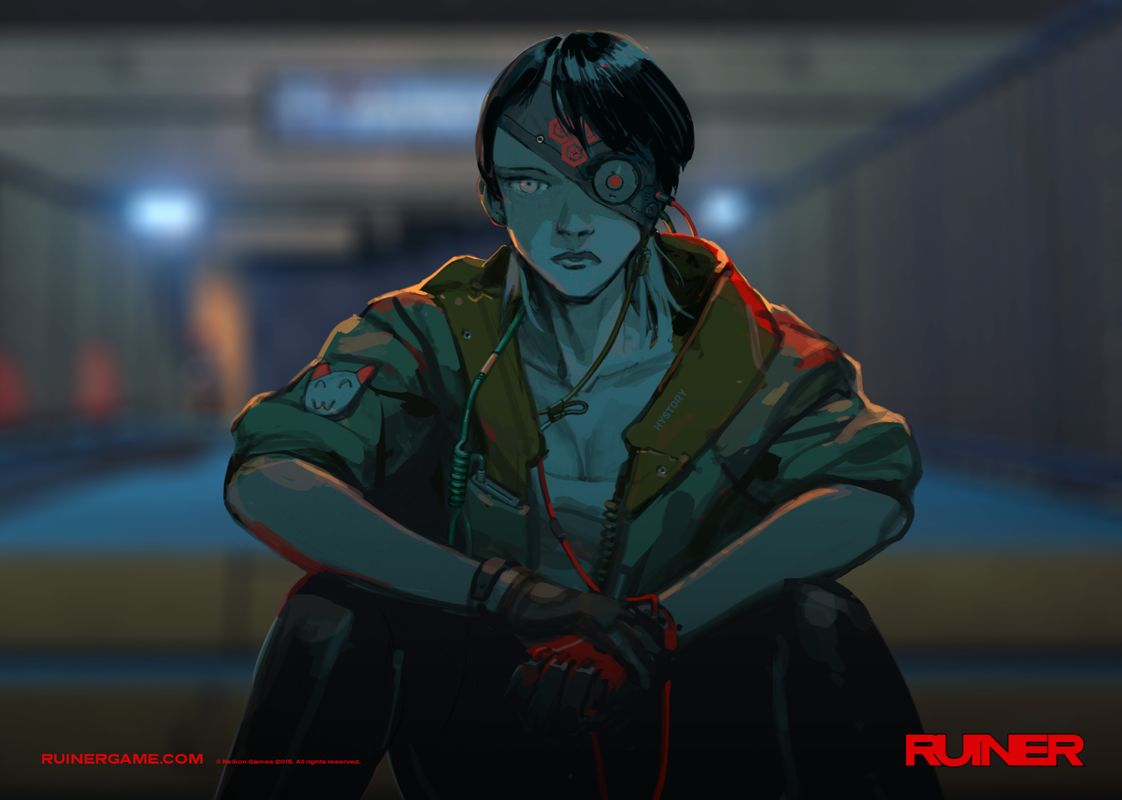 Ruiner Concept Art (Press Kit, 2017): Babe