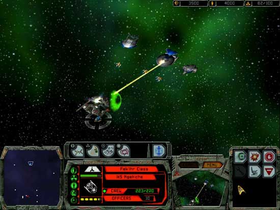 Star Trek: Armada Screenshot (Klingon promotional screenshots): Fek'lhr firing an Energy Dissipator