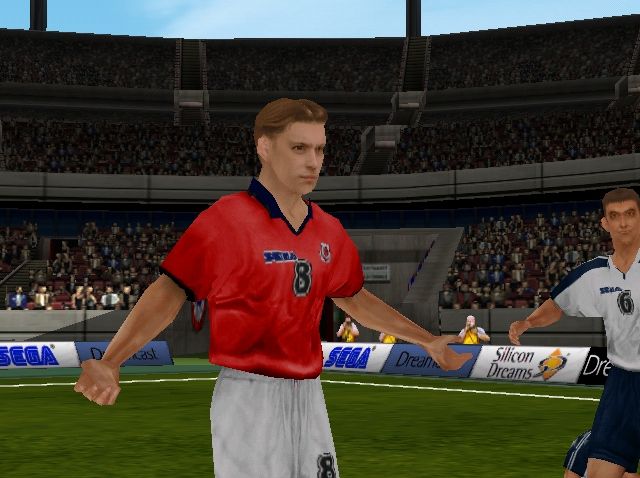 UEFA Dream Soccer Screenshot (SEGA Dreamcast Press Kit 2000): England