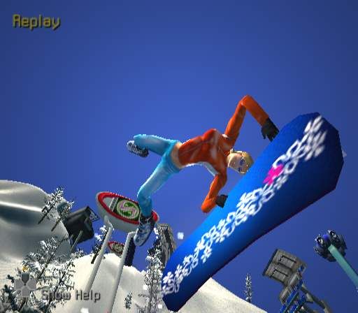 SSX Tricky Screenshot (Electronic Arts UK Press Extranet, 2001-09-07)