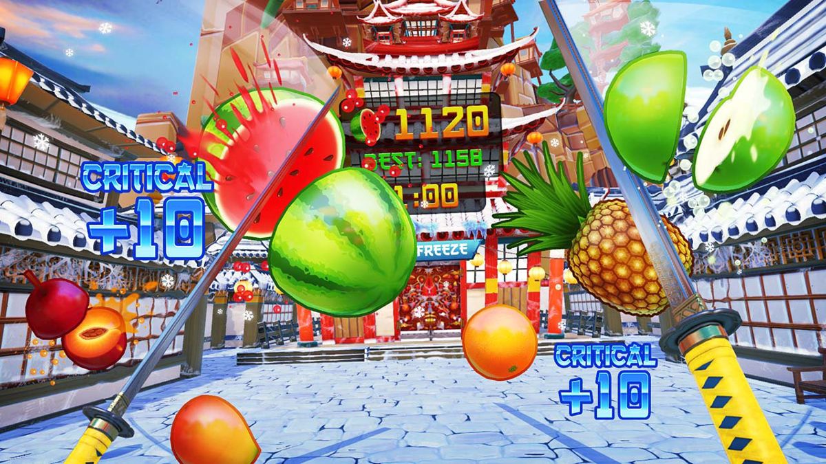 Fruit Ninja VR Screenshot (PlayStation.com)