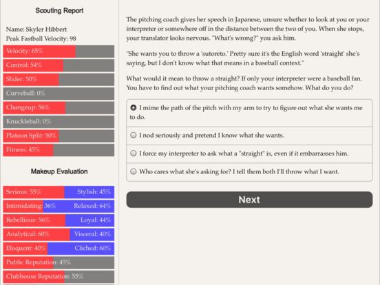 The Fielder's Choice Screenshot (iTunes Store)