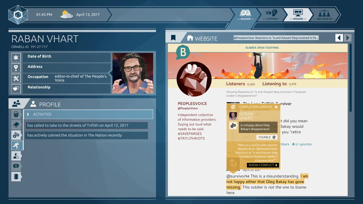 Orwell: Ignorance Is Strength Screenshot (Steam)