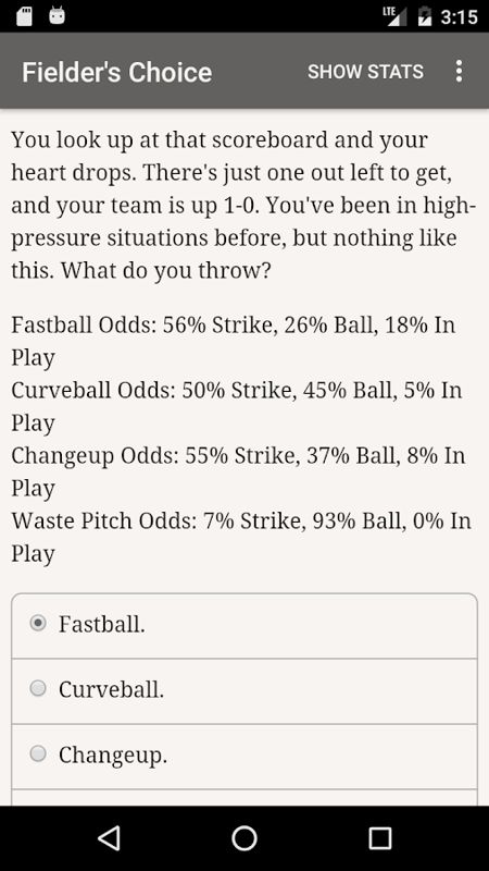The Fielder's Choice Screenshot (Google Play)