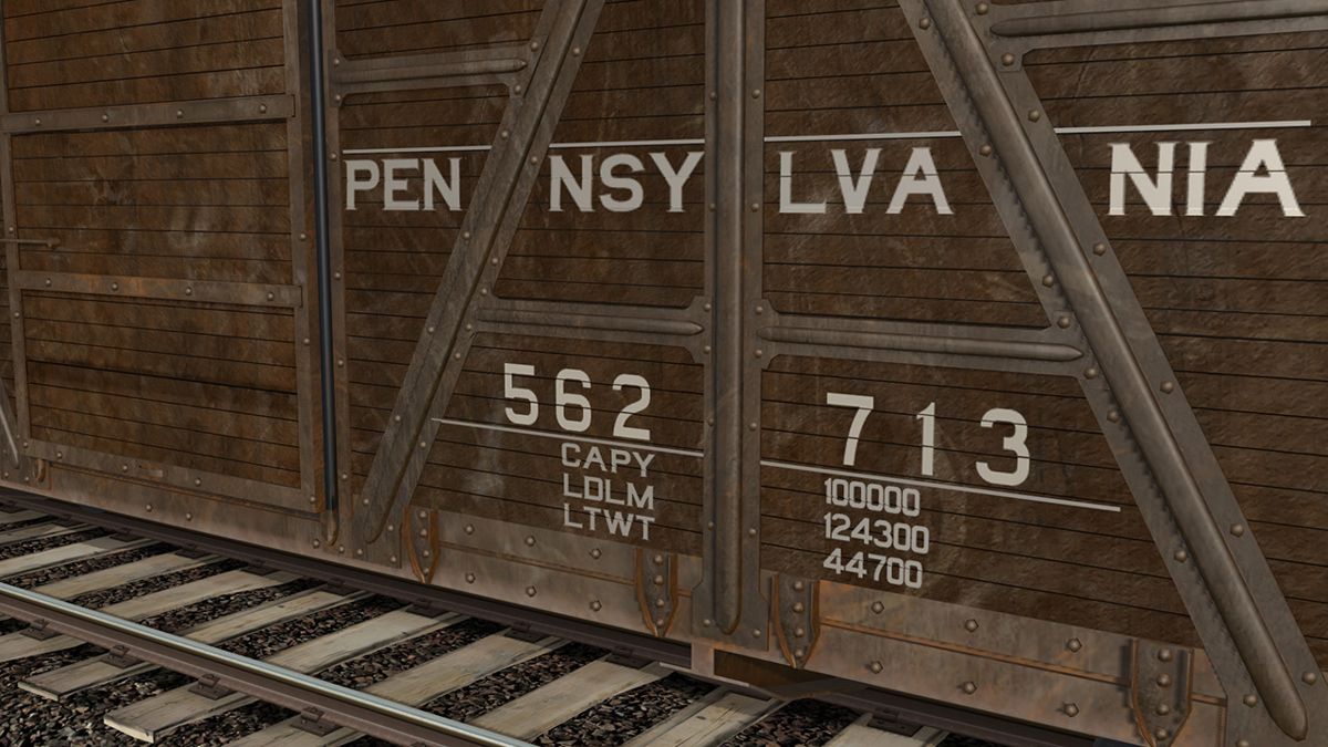 Trainz: PRR X23 Boxcar Screenshot (Steam)