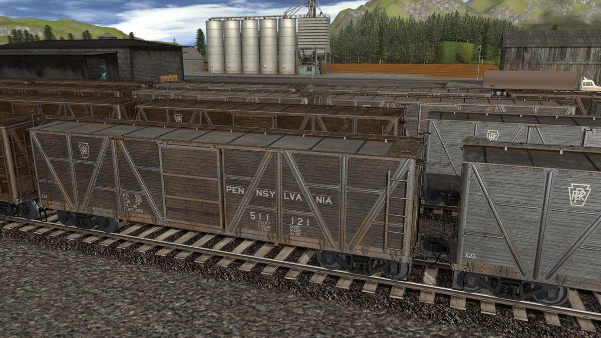 Trainz: PRR X23 Boxcar Screenshot (Steam)