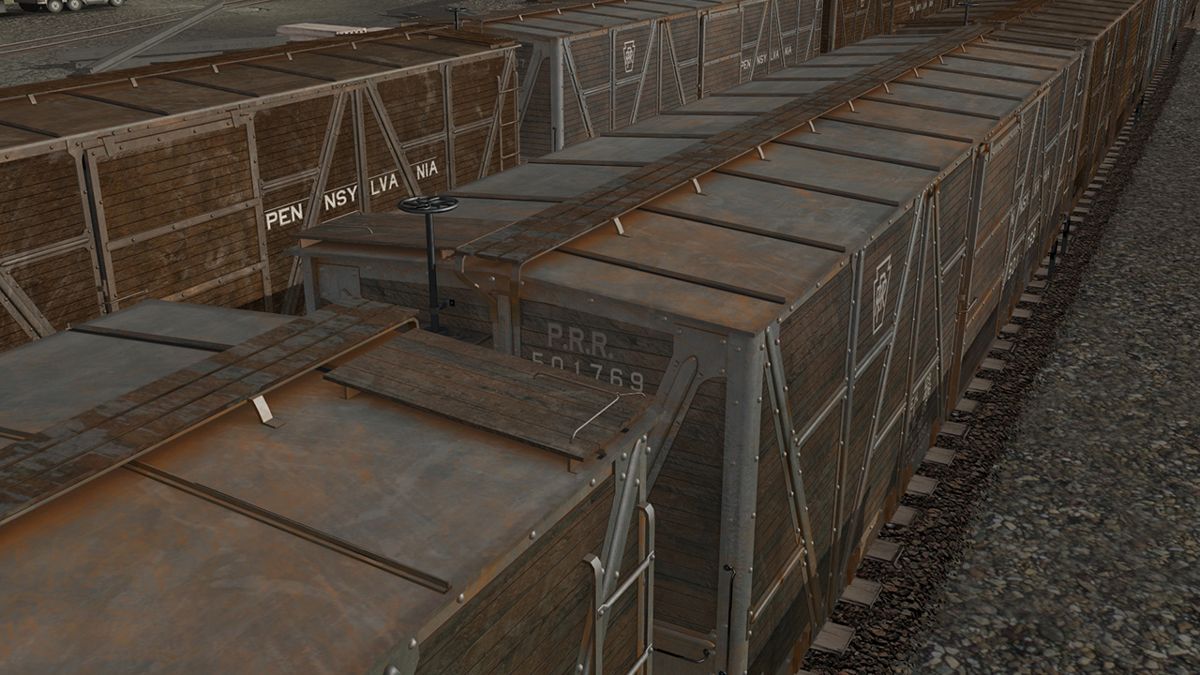 Trainz: PRR X23 Boxcar Screenshot (Steam)