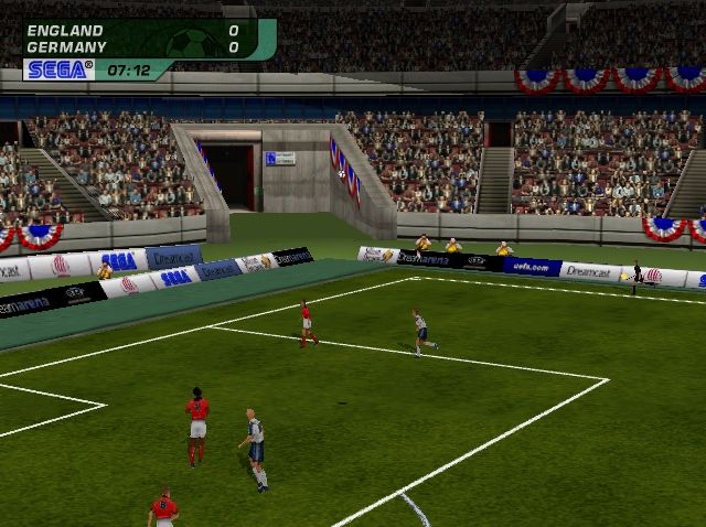 UEFA Dream Soccer Screenshot (SEGA Dreamcast Press Kit 2000): Germany
