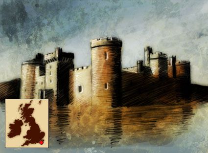 FireFly Studios' Stronghold 2 Other (Siege Images): castle_bodiam_painting