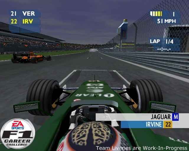 F1 Career Challenge Screenshot (Electronic Arts UK Press Extranet, 2003-03-06): Xbox