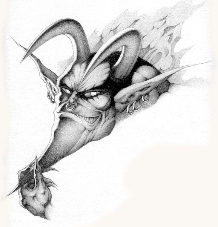 Fight for Life Concept Art (Official Artwork): Fight For Life - Official Artwork Another sketch of Senior The Devil, Junior's father.
