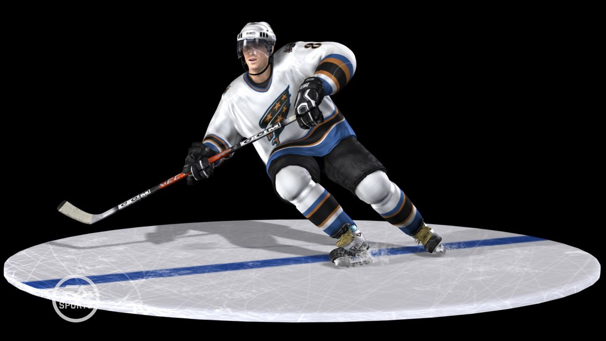 NHL 07 Render (Electronic Arts UK Press Extranet, 2006-06-23 (Xbox 360 screenshots)): [Alexander] Ovech[kin] - away - ice