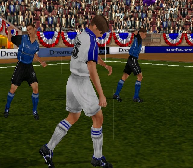 UEFA Dream Soccer Screenshot (SEGA Dreamcast Press Kit 2000)