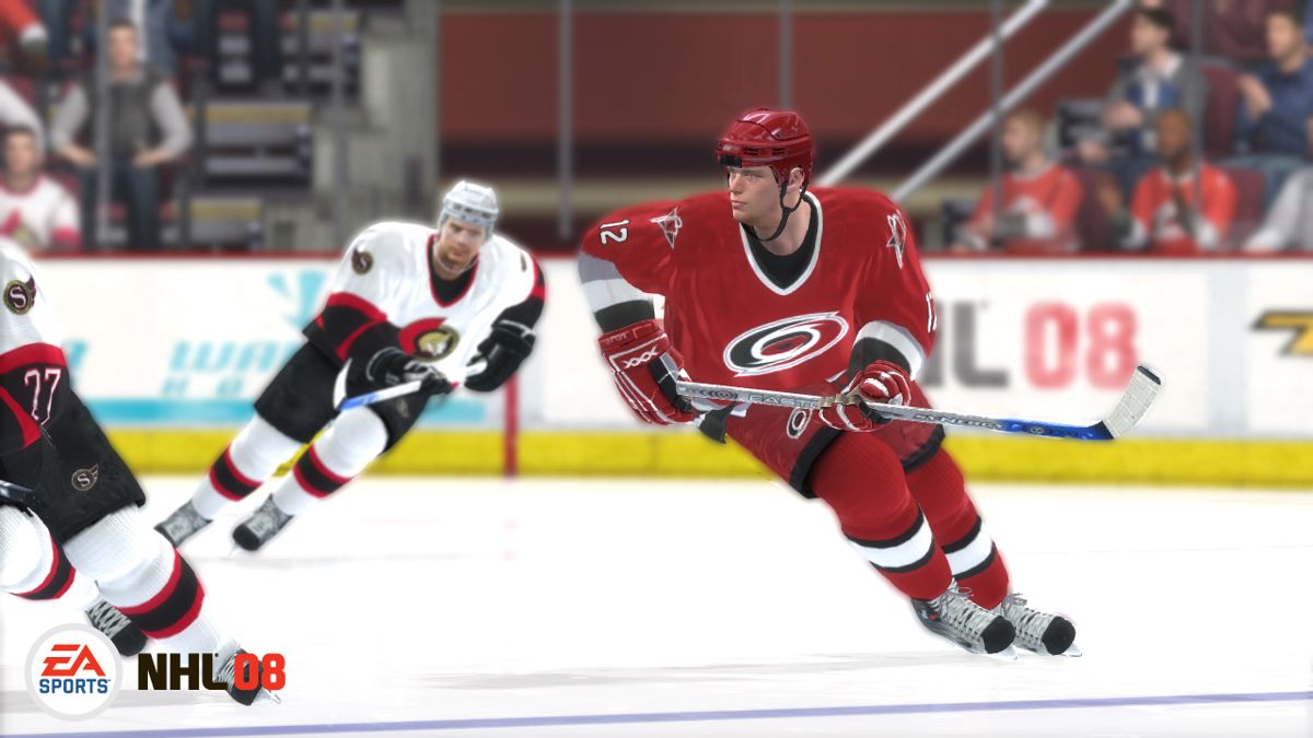 NHL 08 Screenshot (Electronic Arts UK Press Extranet, 2007-08-16 (Xbox 360 screenshots)): [Eric] Staal