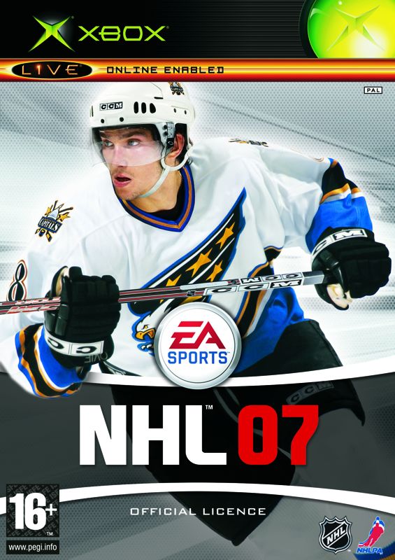 NHL 07 Other (Electronic Arts UK Press Extranet, 2006-09-04): UK cover art - Xbox - CMYK