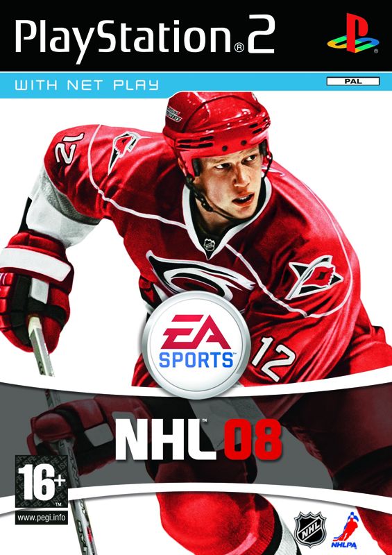 NHL 08 Other (Electronic Arts UK Press Extranet, 2007-08-03): UK cover art - PlayStation 2 - CMYK
