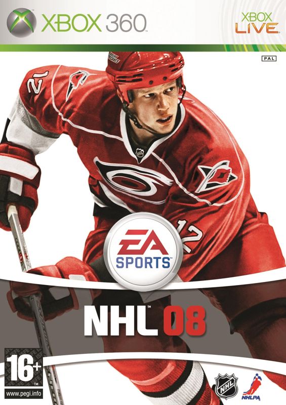 NHL 08 Other (Electronic Arts UK Press Extranet, 2007-08-03): UK cover art - Xbox 360 - RGB