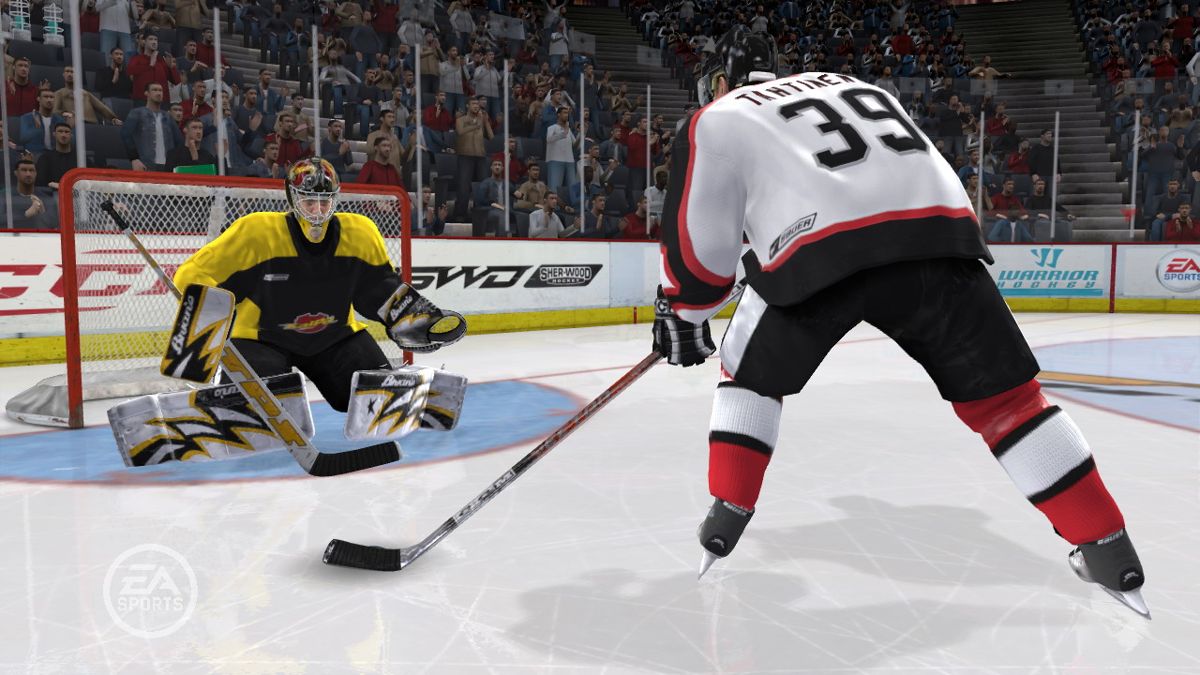 NHL 09 Screenshot (Electronic Arts UK Press Extranet, 2008-07-07 (with watermarks, for online)): Finland 1
